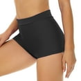 thumbnail image 4 of IDALL Swim Trunks,Womens Swim Shorts Swim Shorts High Waisted Bathing Suit Bottoms Tummy Control Swim Boyshorts Full Coverage Boardshort Period Swimwear For Teens,Bikini Bottoms,Swim Shorts Black XL, 4 of 9