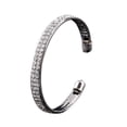 thumbnail image 2 of EDHITNR Clearance Womens Fashion Crystal Rhinestone Open Bangle Cuff Bracelet Jewelry Black and Friday Deals 90% off, 2 of 2