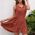 thumbnail image 2 of Vestido casual para mujer,Vestido sin mangas para mujer, Vestido corto informal en V, Vestido informal de verano, Funcionalidad de alta precisión, 2 of 6