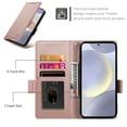 thumbnail image 5 of Allytechgroup Wallet Case for Samsung Galaxy A15 5G, Premium PU Leather Cards Slots Shockproof Flip Cover Stand Feature Magnetic Closure Retro Business Style Case Cover for Galaxy A15 5G, Rosegold, 5 of 6