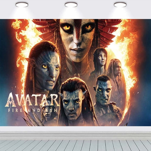 Avatar 3 Fire and Ash school Backdrop Taspestry Banner Party Supplies Background Poster Decor Decorations