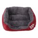 thumbnail image 1 of Cama para gatos con cojín de terciopelo de algodón grueso y suave, que se calienta sola, cómoda y rectangular para perros y gatos pequeños, 1 of 14