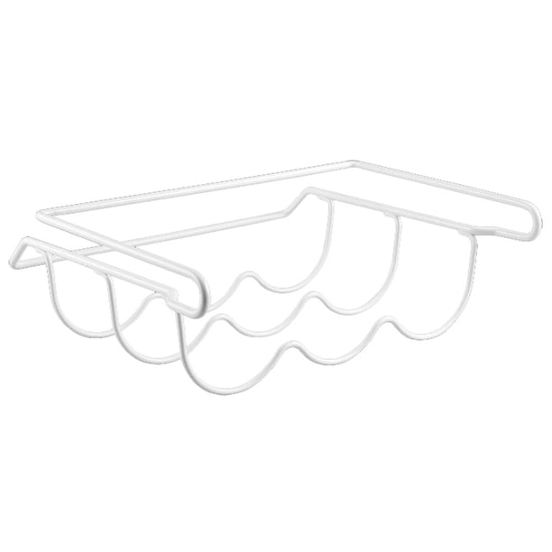 Estante para cerveza para refrigerador, soporte de mesa de hierro, soporte para copas de vino, organizador de almacenamiento para refrigerador