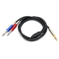 thumbnail image 1 of Accesorios de audio, BLS0201 Cable de audio mono dual macho a macho de 6,35 mm Cable de audio diseñado a la perfección, 1 of 9