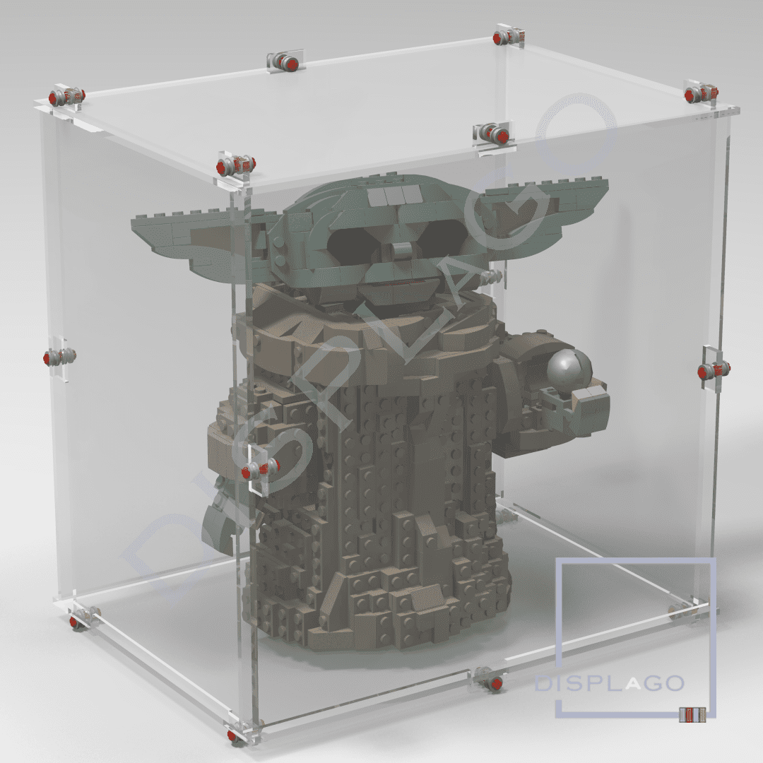Display Case for LEGO® #75318 "The Child". Display case for minifigures. Star Wars® display case. Compatible LEGO® display