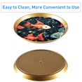 thumbnail image 5 of Fish Elegant Plastic Discs Jewelry Display Stand with Iron Pillars | 32cm Height | 21cm/24cm/27cm Plates, 5 of 6