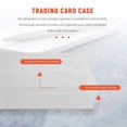 thumbnail image 3 of 10Pcs  Box Trading Card Case Card Storage Organizer Clear Card Case Plastic Storage Box for Gaming Cards, 3 of 8