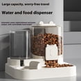 thumbnail image 2 of Elevated Pet Feeders With Removable Stainless Steel Bowl And Automatic Water Dispenser Cats and Dogs, 2 of 9