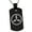 Black, variant on Stainless Steel Yamaouchi Samurai Crest Engraved Dog Tag Pendant Necklace
