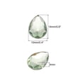 thumbnail image 2 of 50PCS Flat Back Acrylic Teardrop Gems 10x14mm Artificial Rhinestones for DIY Crafts Bead Wedding Light Green, 2 of 2