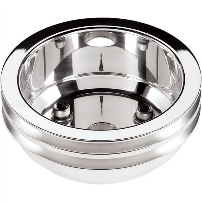 Billet Specialties Crankshaft Pulley BBC 3 GRV LWP Polished Billet Specialties Crankshaft Pulley BBC 3 GRV LWP Polished