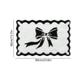 thumbnail image 3 of Tuvgenk Cute Funky Bathroom Rugs Black Water Absorbing Bathroom Mats Non-Slip Waves Quick Dry 16 X 24 in, 3 of 6