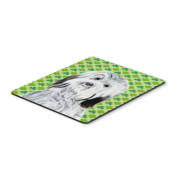 "Havanese Lucky Shamrock St. Patricks Day Mouse Pad Hot Pad or Trivet"