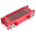 thumbnail image 5 of Motorcycle Oil Cooler Radiator Cooling System 100-250CC Off-Road Vehicle Red 85x200x45mm, 5 of 5