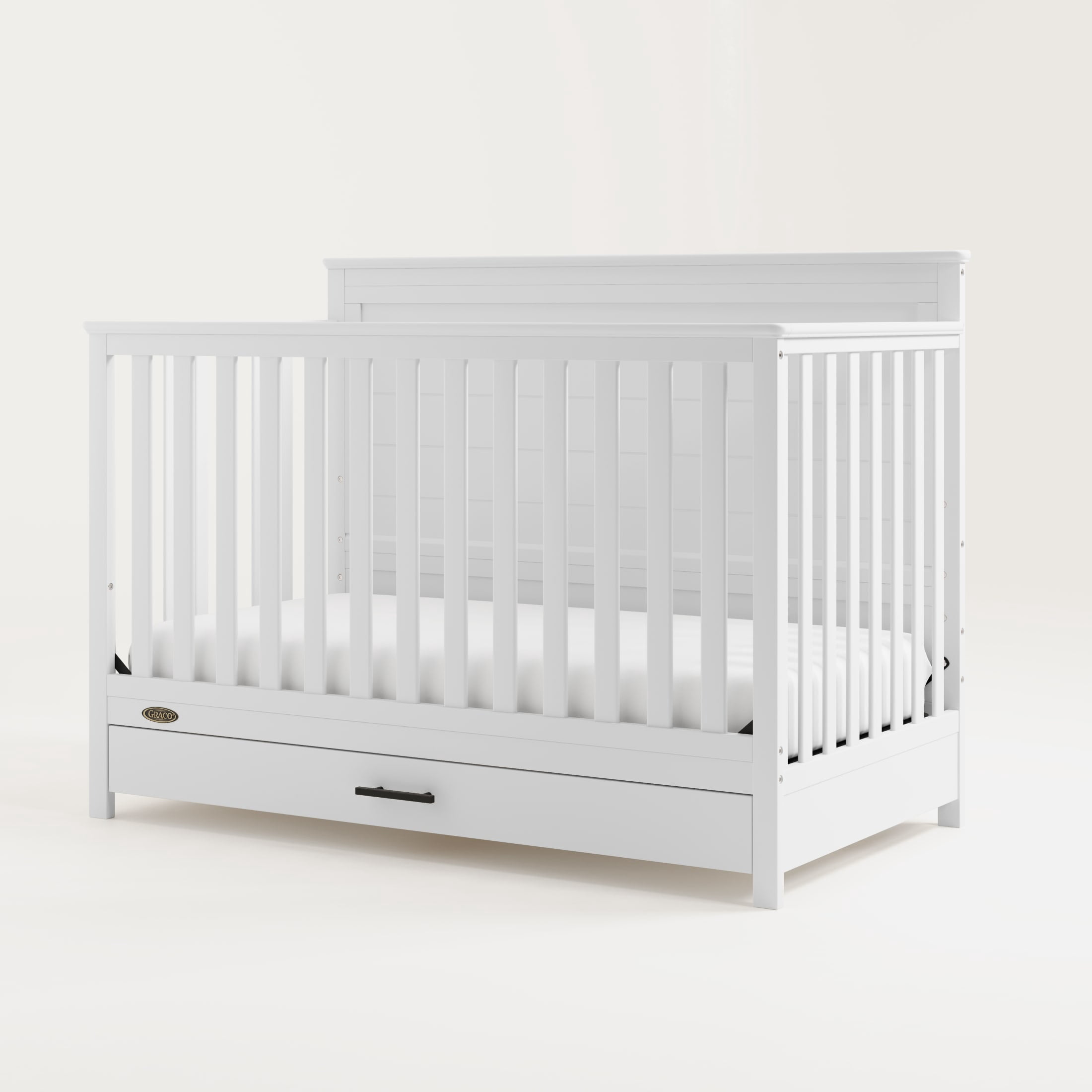 Graco Tristan Convertible Crib With Drawer - White