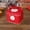 Red-2, variant on Fmbmuo 5.1x 4.2 Inch Storage Bags Iron Red Carrying Handles Storage Boxes, Christmas Candy Small Art Deco Ornament Storage