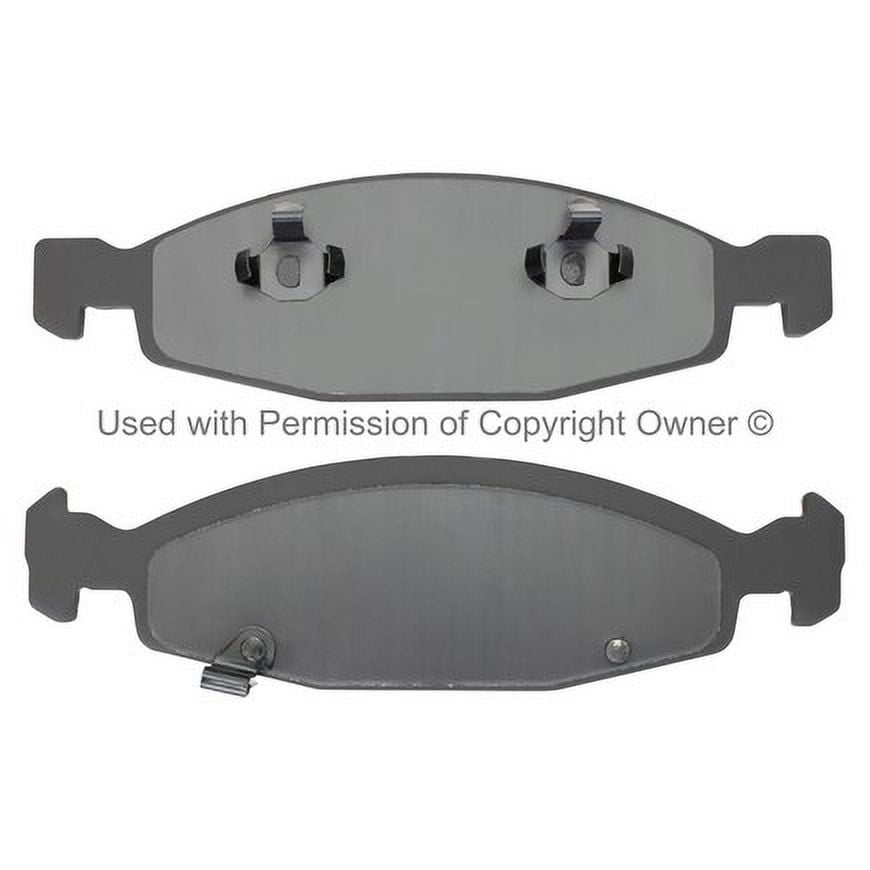 Mpa Electrical 1001-0790C Quality Built Disc Brake Pad, Premium, Ceramic,