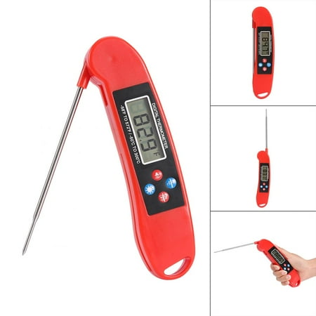 Real Meat Kitten Food Digital Kitchen Probe Thermometer Food Cooking BBQ Meat Steak Turkey Wine, Digital Probe Thermometer, Kitchen Probe Thermometer ()