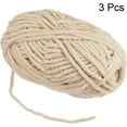 thumbnail image 3 of 3Skeins Chenille Yarn Blanket Yarn 3x100g/10.5oz Gauge 5# Bulky Polyester Soft Knitting for Crochet Weaving Bag Scarf Hat, 3x68m(223yds), 3 of 7