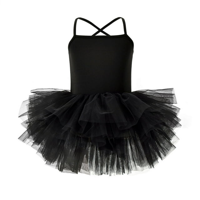 Toimothcn Robe Sans Manches Décontractée pour Fillettes, Couleur Unie, Robe Tutu en Maille Douce et Élégante, Robe de Danse Princesse Confortable, Robe d'Été pour Fille