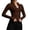 Coffee_#11, variant on Women's Workout Jacket Lightweight Zip Up Cropped Yoga Jackets Slim Fit Athletic Tops with Thumb Holes,Beige 2XL
