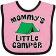 thumbnail image 3 of Inktastic Camping Mommy Little Camper Boys or Girls Baby Bib, 3 of 4