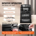 thumbnail image 4 of KFFKFF Automatic Coin Sorter and Counter for USD Coins, Handles 4 Denominations, Includes LCD Display, 200-Coin Capacity, with Coin Tubes and Storage Boxes, 4 of 9