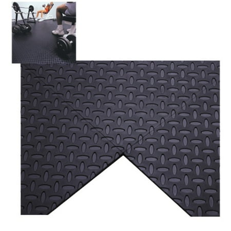 Rubber Gym Flooring By Mitchell Rubber Diamond Plate 4 X 4