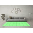 thumbnail image 3 of Ahgly Company Indoor Rectangle Solid Emerald Green Modern Area Rugs, 2' x 5', 3 of 4