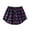 Purple, variant on BUWTTER Skirts for Women Layered Mini Fashionable Plaid Pattern Outfits Casual Wear Summer Black Skirt XXXXL