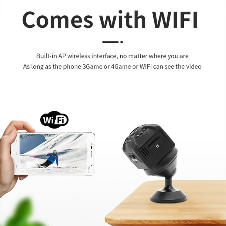 X5 Mini WiFi IP Camera HD 1080P Wireless Security Surveillance 160