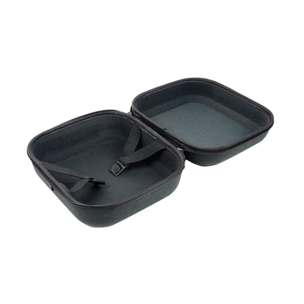 Estuche rígido para transporte, portátil, regalo, multifuncional, espacioso, con doble cremallera, almacenamiento profesional en estuche rígido.