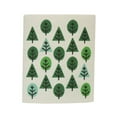 thumbnail image 2 of Inteprter Paño de limpieza de cocina Utensilios de cocina Paños para platos domésticos Árbol verde Type3 NO3, 2 of 6