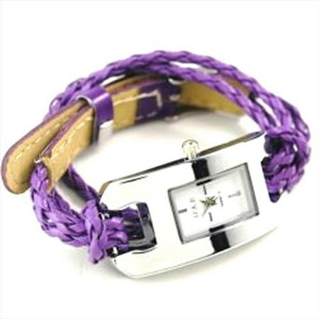 Best Desu 17326 Handmade Leather Bracelet Watch,