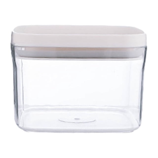 Bigersell Airtight Food Containers with Lids Deals Sturdy Kitchen Food Storage Containers Rectangular Shape Reusable Food Containers with Lids Plastic Plastic Food Containers
