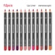 thumbnail image 1 of Kit de cosméticos Sincero 12 colores de lápiz labial mate Lápiz delineador de labios mate Herramientas de maquillaje de belleza, 1 of 10