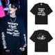 thumbnail image 1 of KPOP BTS SUGA Misma camiseta de algodón de los hombres y las mujeres más tamaño 2022 Nueva versión coreana INS Cuello redondo suelto Tops de manga corta Harajuku Moda Casual Shirt Teepangjing, 1 of 3
