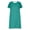 Green, variant on Blmnix Womens Dress Nightgown House Dress Shift Polka Dot Dress Under Dresses Mid-Length Crew Neck Short Sleeve Black Casual Dresses for Women,L
