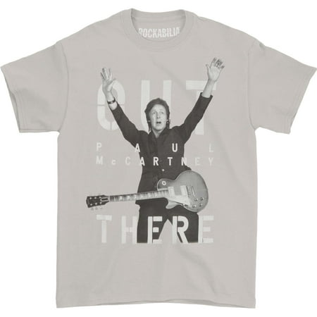 Paul Mccartney Men's Paul McCartney Out There 2013 Tour T-shirt Grey