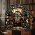 thumbnail image 3 of Library Bookshelf ACRYLIC SUNCATCHER Library Flower Window Decor Gift For Woman Book Lover Gift Bookish Gift Librarian Gift Teacher Gift, 3 of 6