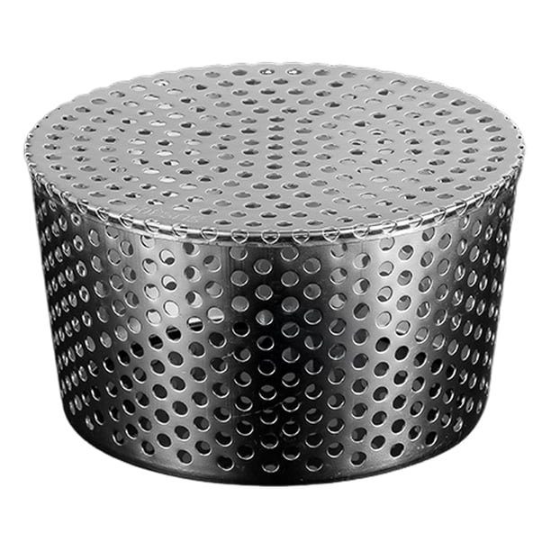 Cubierta de malla para tubería de alcantarillado, canalón de acero inoxidable, protección contra hojas, bloqueo de bajantes de lluvia, protector de hojas, protector de cuchillas de drenaje