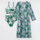 thumbnail image 5 of Gibobby Conjunto de bikini para mujer Bikinis de cintura alta para mujer, conjunto de Bikini Sexy de 3 piezas, traje de baño para cubrir, traje de baño d(Verde,G), 5 of 5