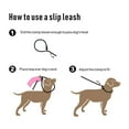 thumbnail image 4 of Dog Leash Slip Lead Snap Hook Rope Leash Strong Heavy Duty Braided Dog Training Leash No Pull Training Lead Leashes for Medium Large and Small Dogs3/8in x 5ft, 4 of 7