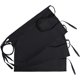 thumbnail image 1 of Delantales cortos Unisex Yuxing 3 con bolsillos negro 32, 1 of 5