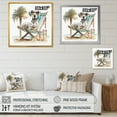 thumbnail image 4 of Designart Dog Lounging On The Beach With Sunglasses II Canvas Wall Art, 4 of 5