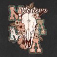 thumbnail image 6 of Wild Bobby Western Ma Steer Pink And Grey Distressed Pop Culture Men Premium Tri Blend Tee, Vintage Black, Small, 6 of 6