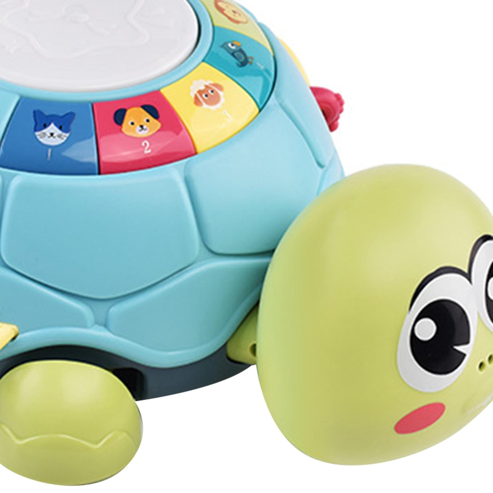 Tummy Time Toy Crawling Turtle Toy Infant Learning Toy Encourages Gross Motor Skills for Babies 6 to 12 Months