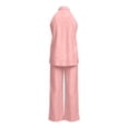 thumbnail image 6 of DHFJKG Linen Sets For Women 2 Piece Sleeveless Deep V Neck Tank Top Wide Leg Pants Beach Vacation Outfits, 6 of 6