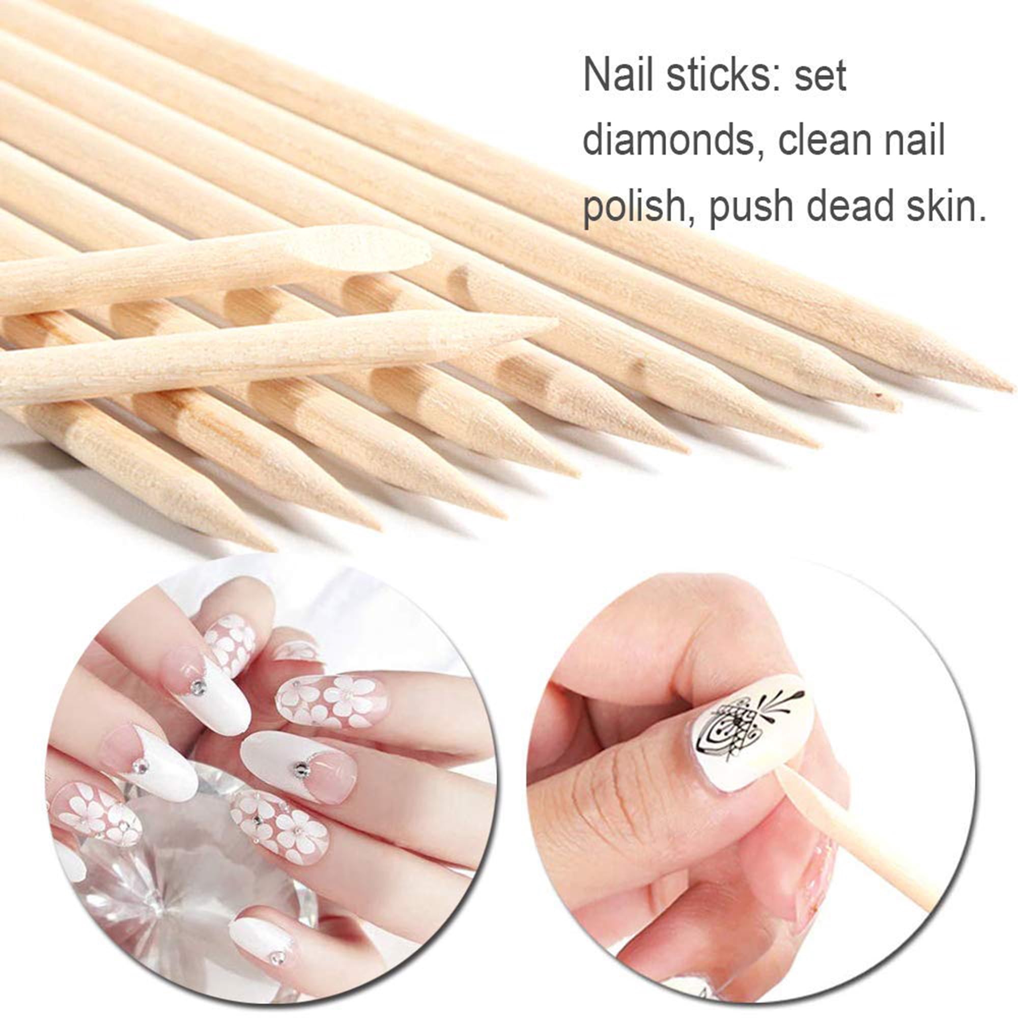 DODOING Complete Acrylic Nail Kit Acrylic Powder and Liquid Set Nail Decorations Tools White Clear Pink Acrylic Powder Nails Extension