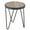 67#Oak, variant on White Oak And Chrome Sofa Table With 1 Shelf Oak Wood+Metal Furniture Primary Living Space Tables